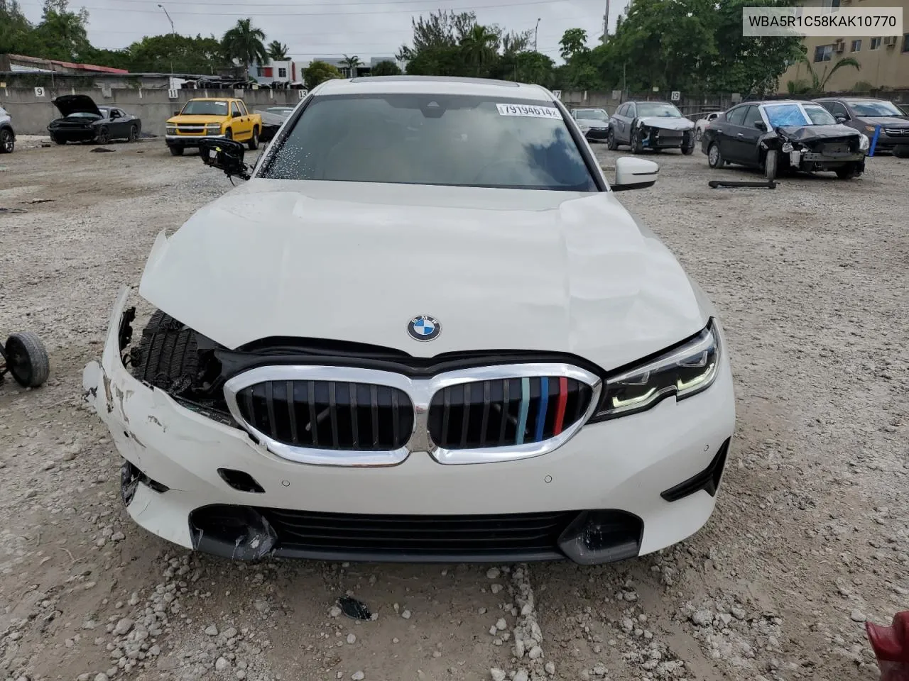 2019 BMW 330I VIN: WBA5R1C58KAK10770 Lot: 79194614