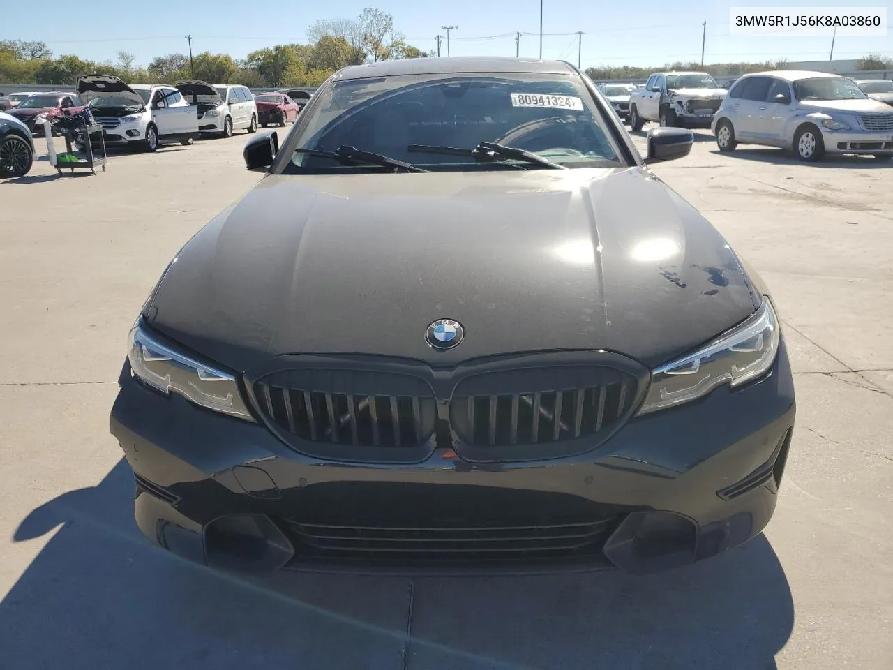 2019 BMW 330I VIN: 3MW5R1J56K8A03860 Lot: 80941324