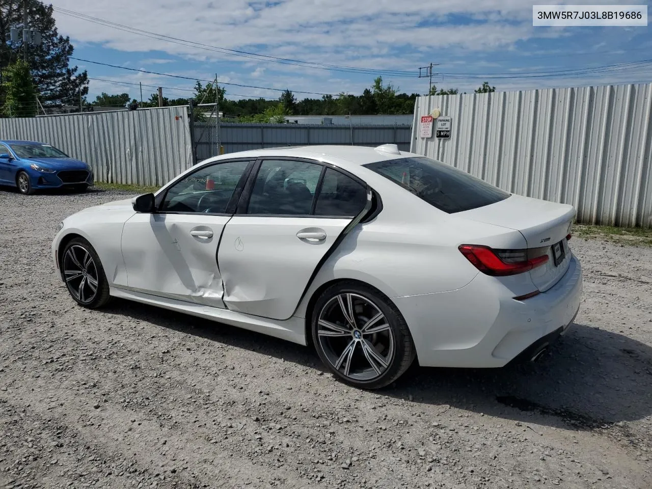 2020 BMW 330Xi VIN: 3MW5R7J03L8B19686 Lot: 57047704