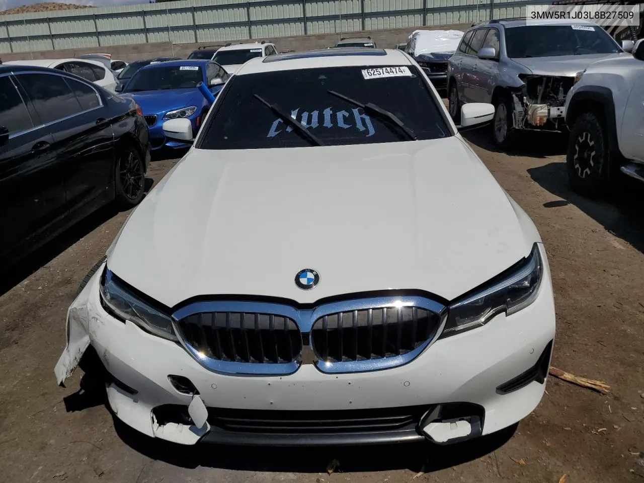 3MW5R1J03L8B27509 2020 BMW 330I