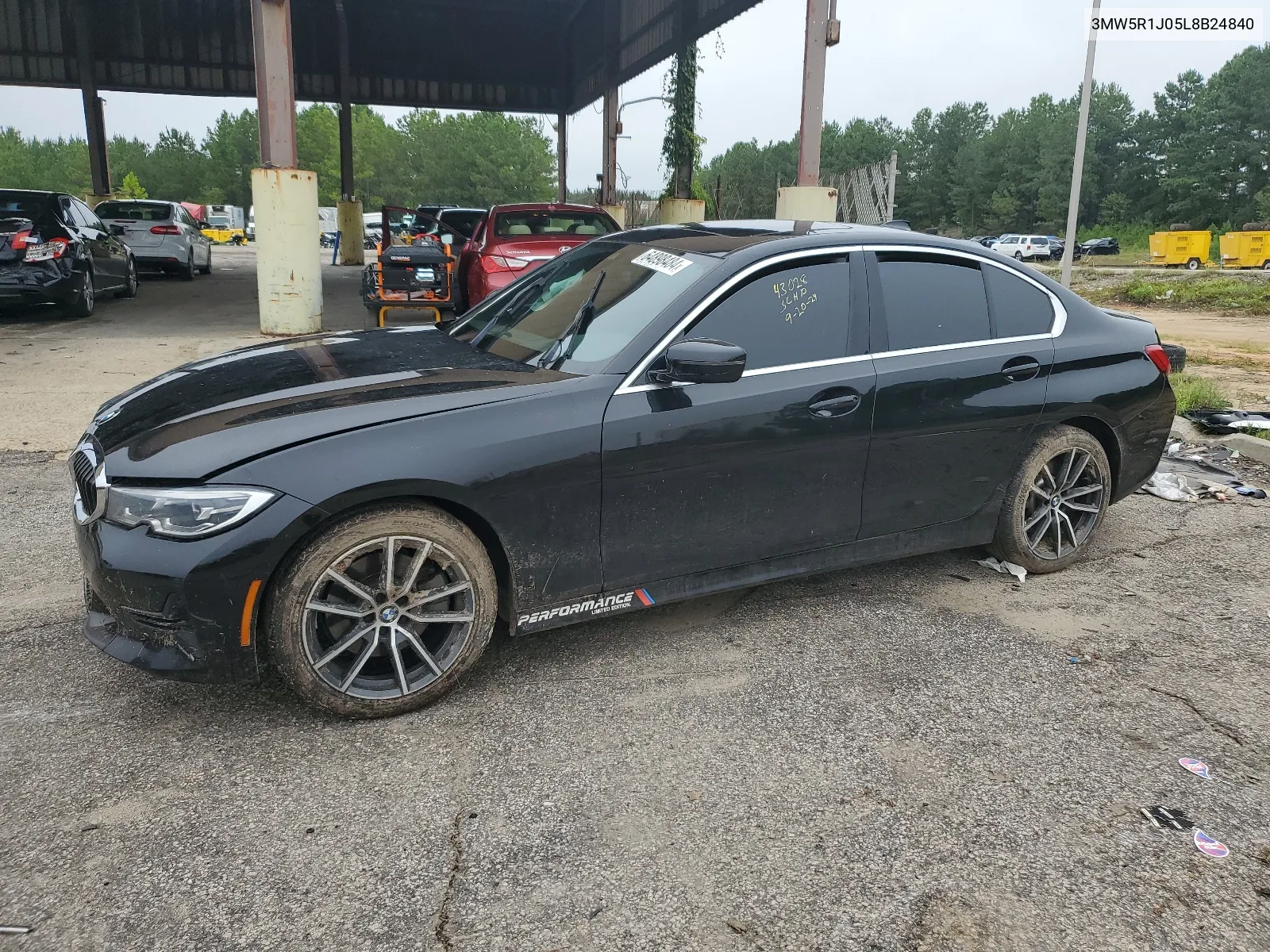 2020 BMW 330I VIN: 3MW5R1J05L8B24840 Lot: 64898484