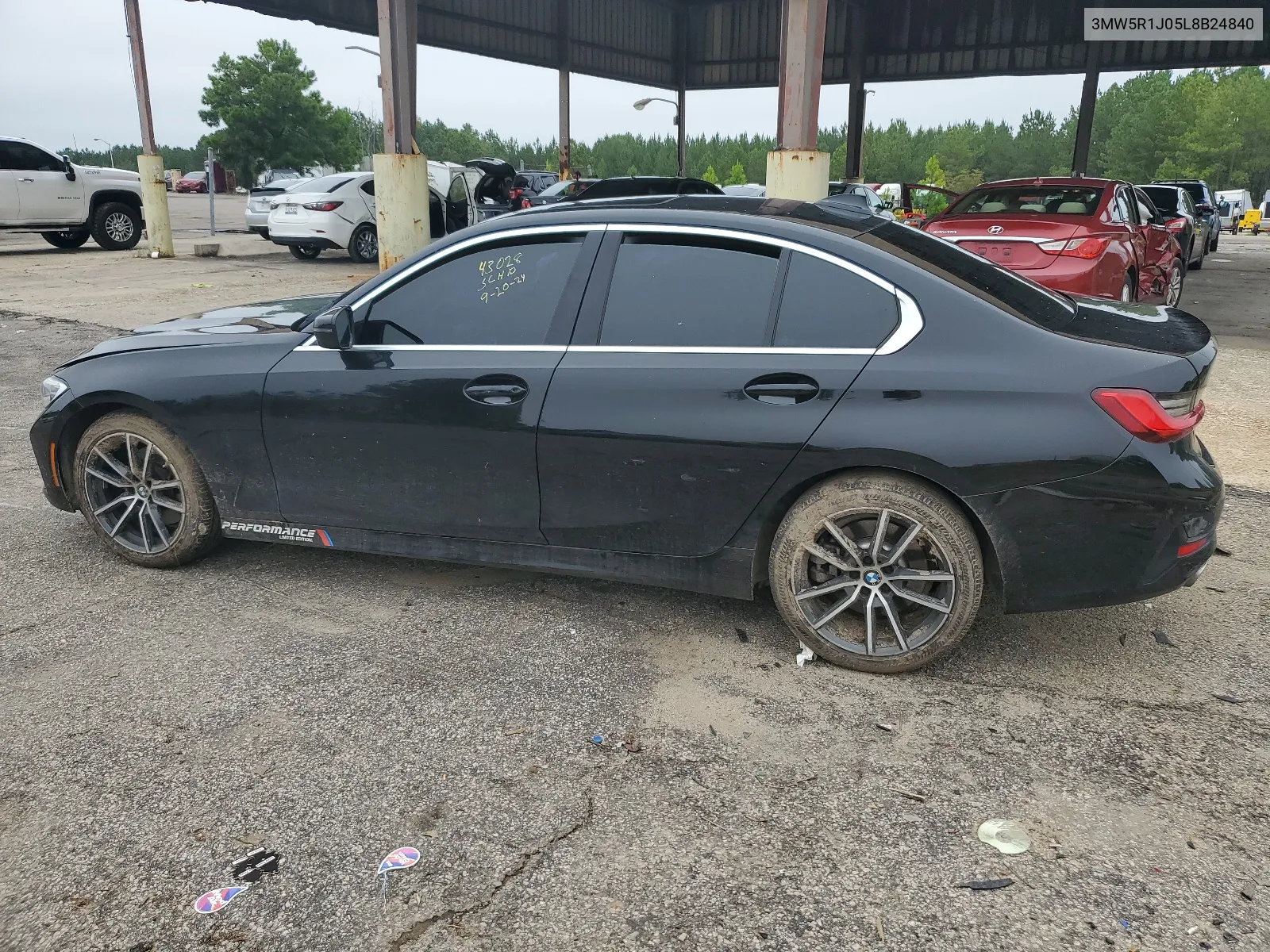 3MW5R1J05L8B24840 2020 BMW 330I