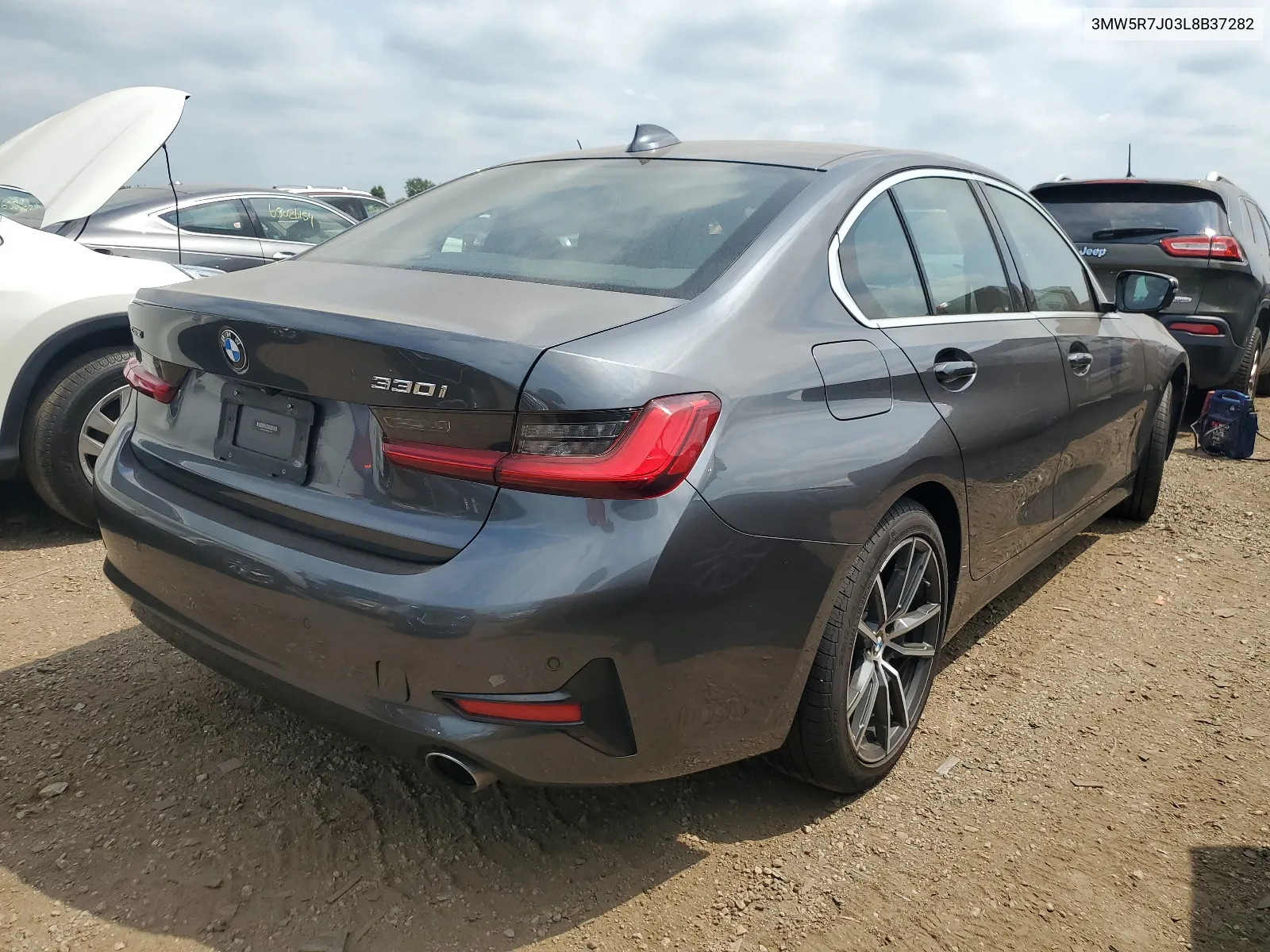 2020 BMW 330Xi VIN: 3MW5R7J03L8B37282 Lot: 65591604