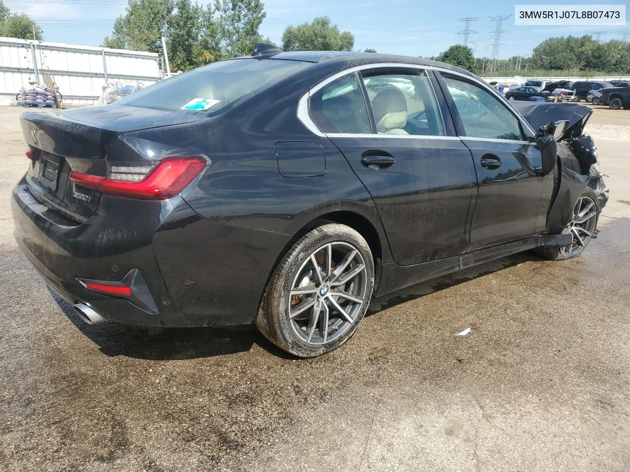 2020 BMW 330I VIN: 3MW5R1J07L8B07473 Lot: 67147914