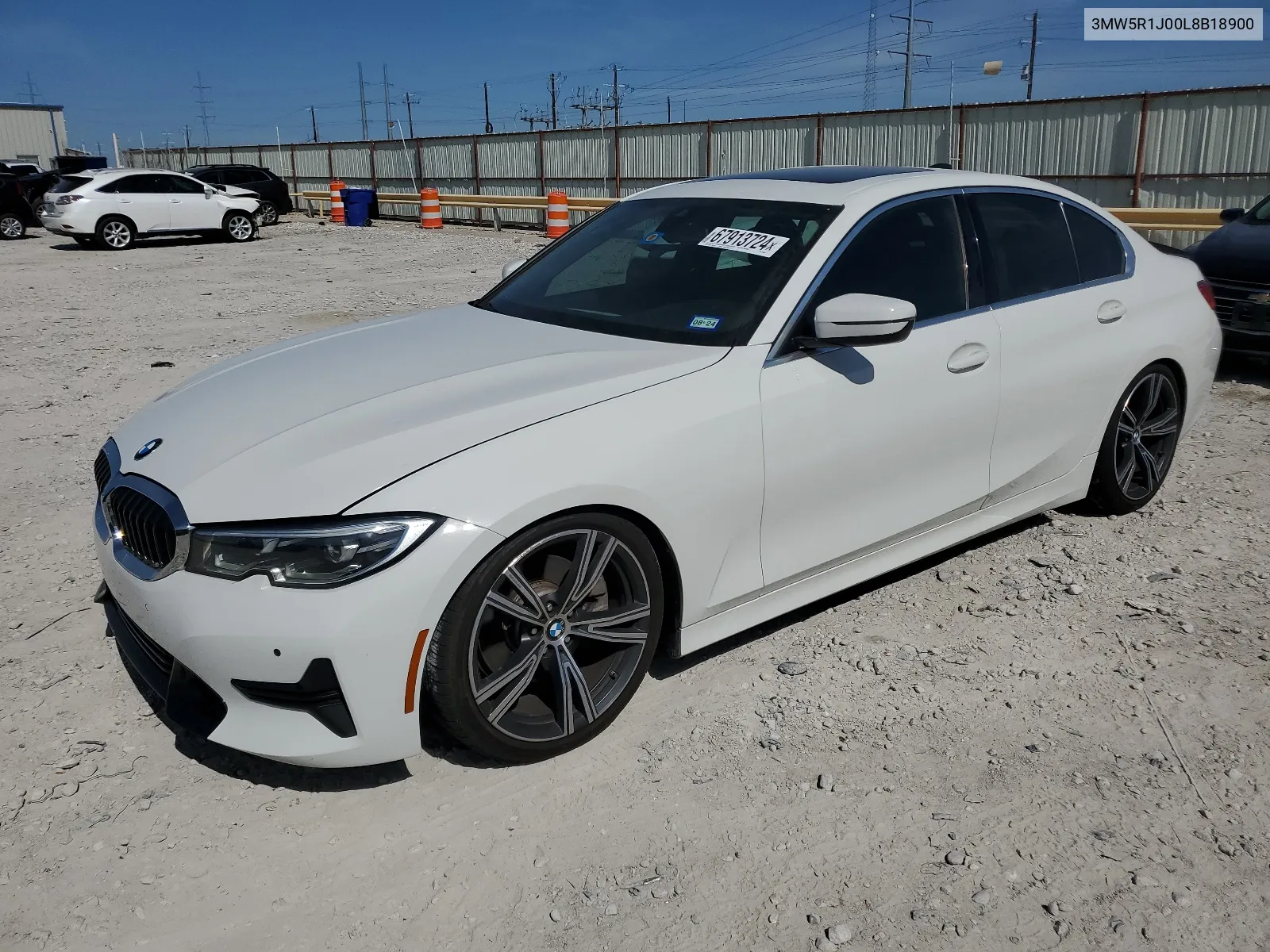 2020 BMW 330I VIN: 3MW5R1J00L8B18900 Lot: 67913724