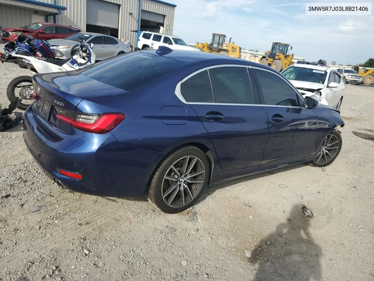 2020 BMW 330Xi VIN: 3MW5R7J03L8B21406 Lot: 69851344