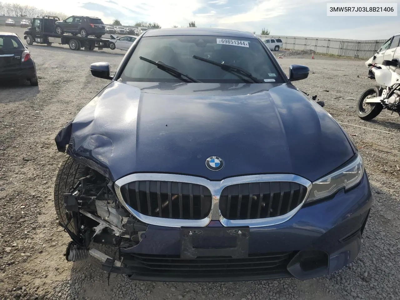 3MW5R7J03L8B21406 2020 BMW 330Xi