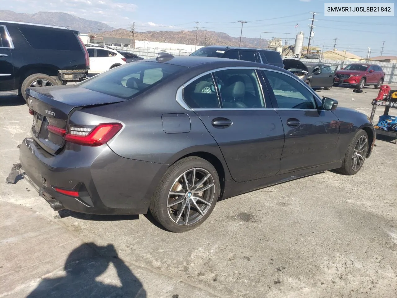 2020 BMW 330I VIN: 3MW5R1J05L8B21842 Lot: 70427824