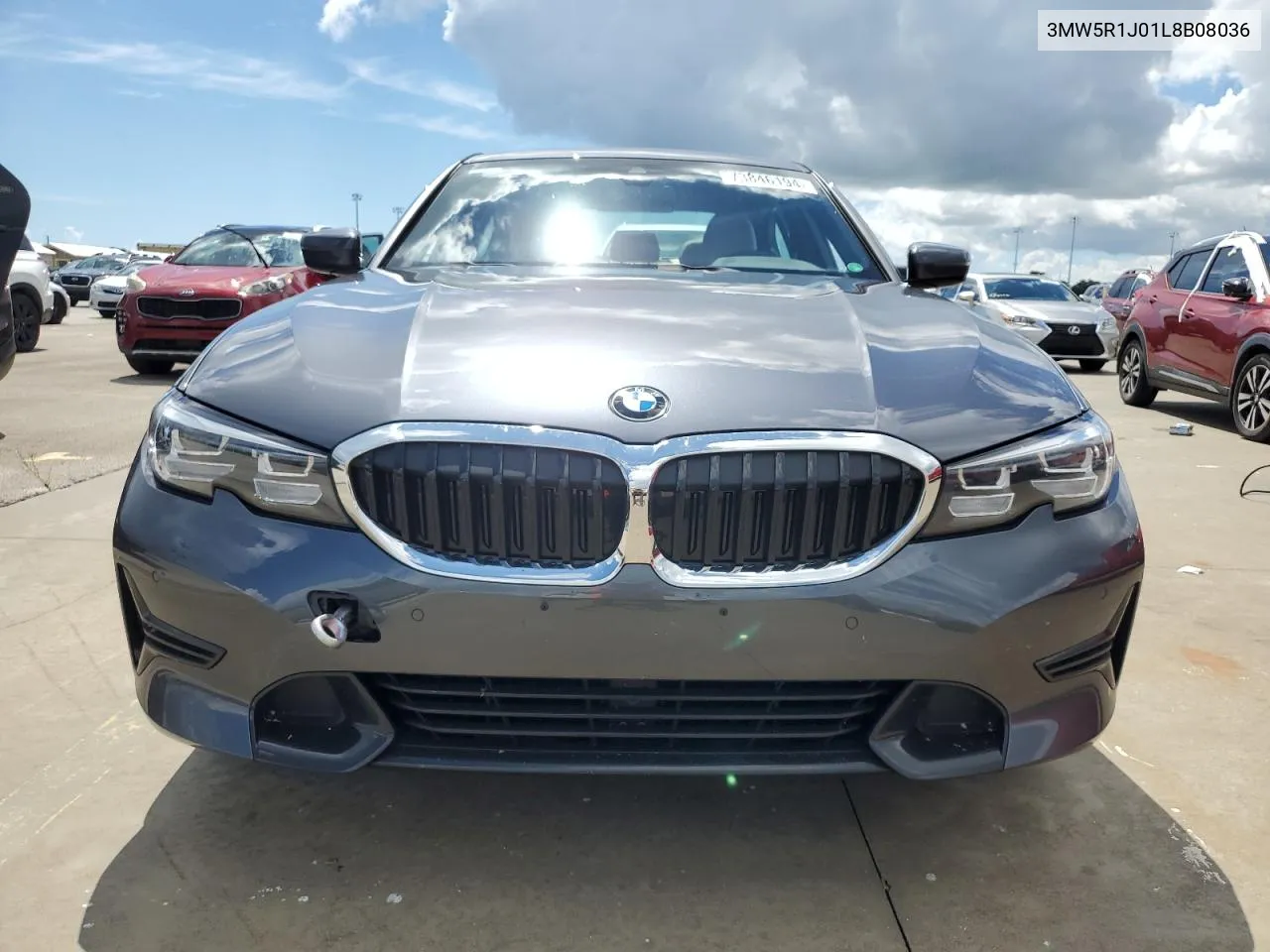 3MW5R1J01L8B08036 2020 BMW 330I