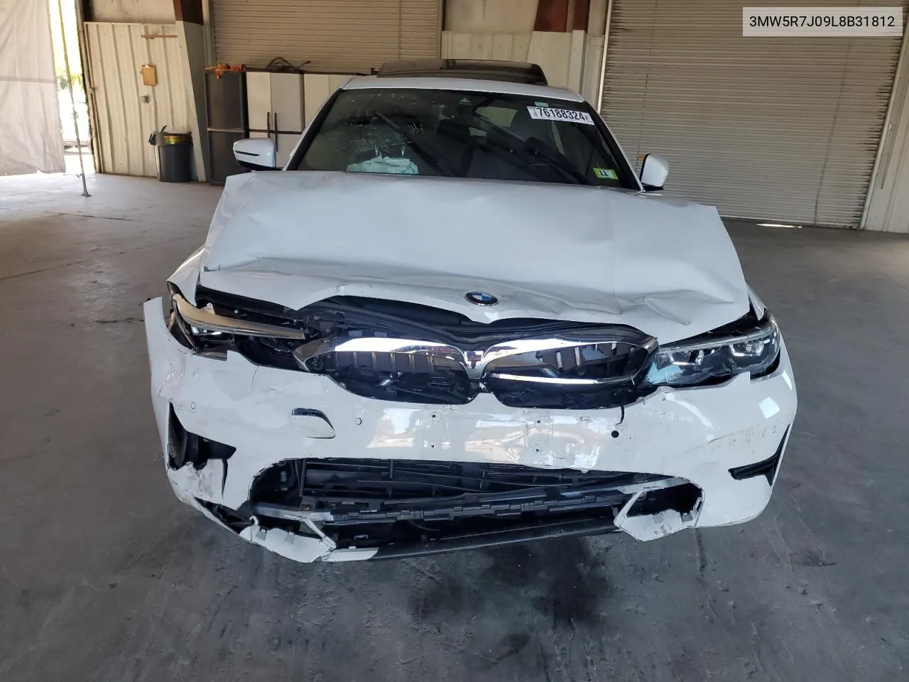 2020 BMW 330Xi VIN: 3MW5R7J09L8B31812 Lot: 76188324