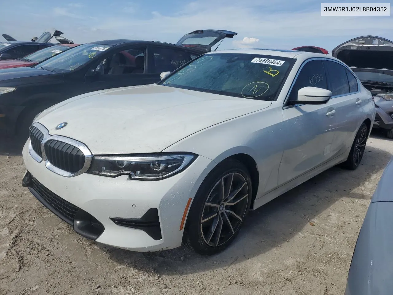 2020 BMW 330I VIN: 3MW5R1J02L8B04352 Lot: 76688464