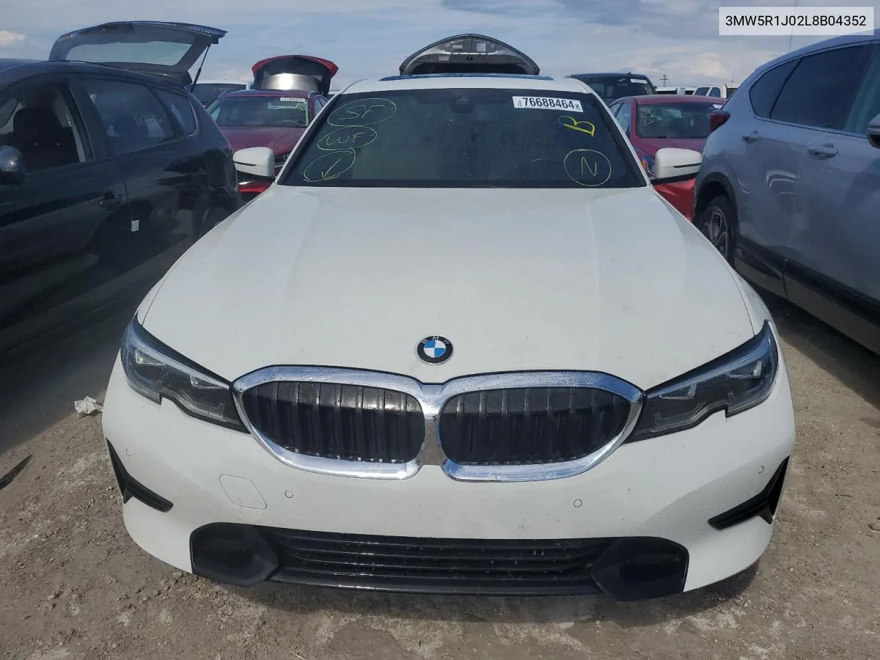 2020 BMW 330I VIN: 3MW5R1J02L8B04352 Lot: 76688464