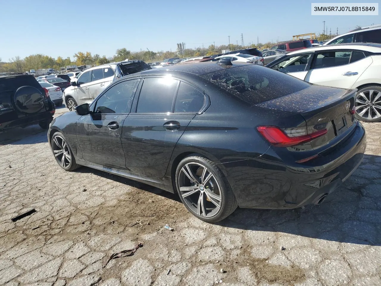 2020 BMW 330Xi VIN: 3MW5R7J07L8B15849 Lot: 76943414