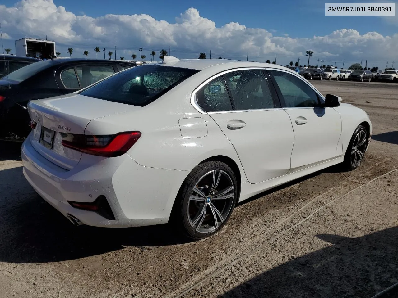 2020 BMW 330Xi VIN: 3MW5R7J01L8B40391 Lot: 77526484