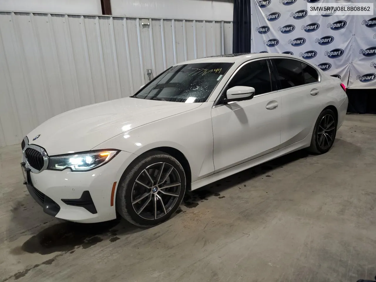 2020 BMW 330Xi VIN: 3MW5R7J08L8B08862 Lot: 77780244