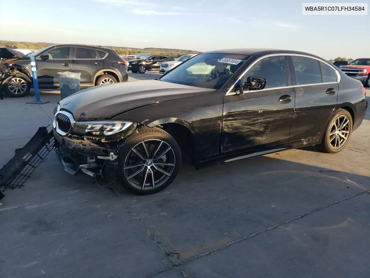 2020 BMW 330I VIN: WBA5R1C07LFH34584 Lot: 78387684