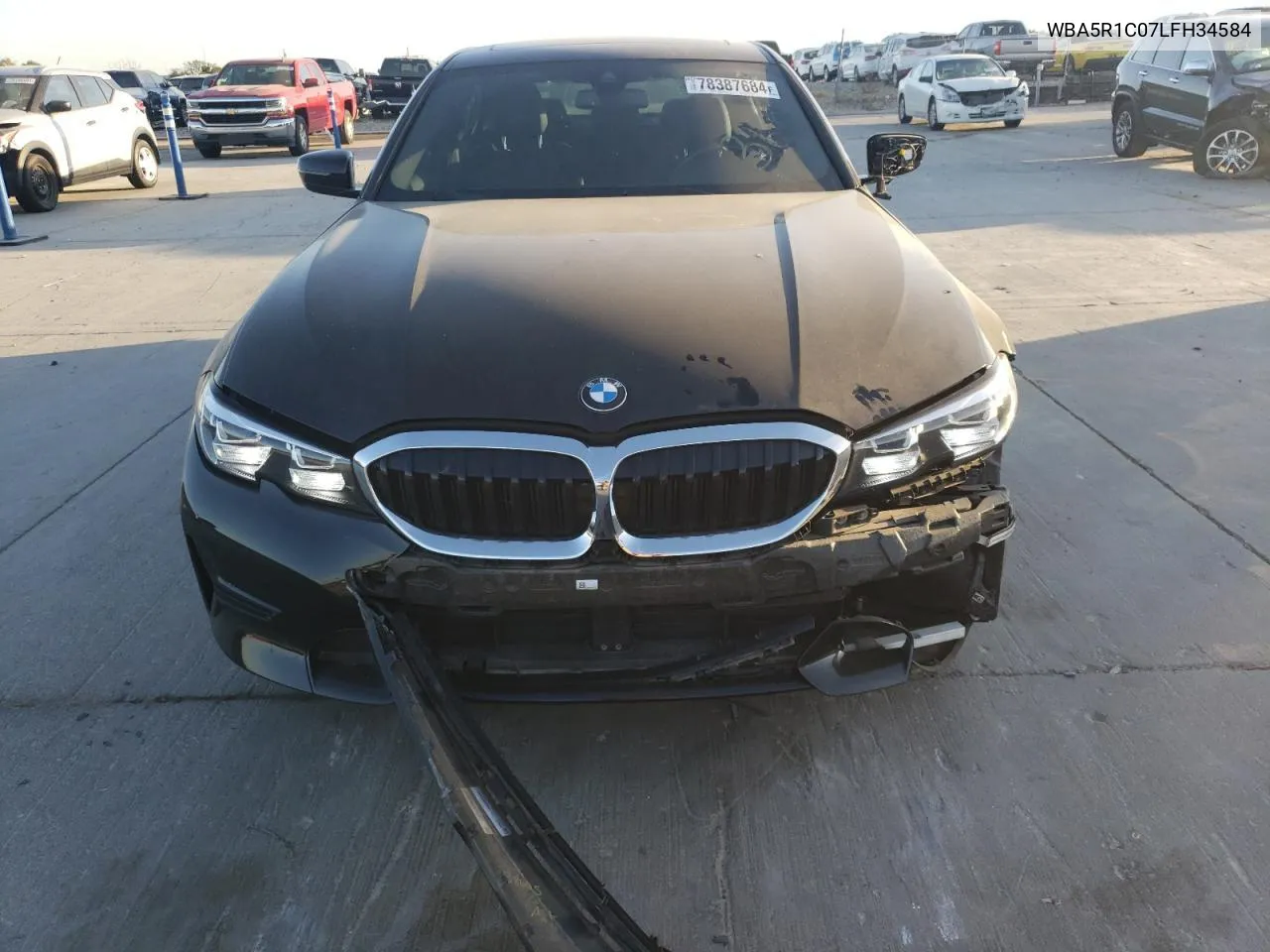 2020 BMW 330I VIN: WBA5R1C07LFH34584 Lot: 78387684