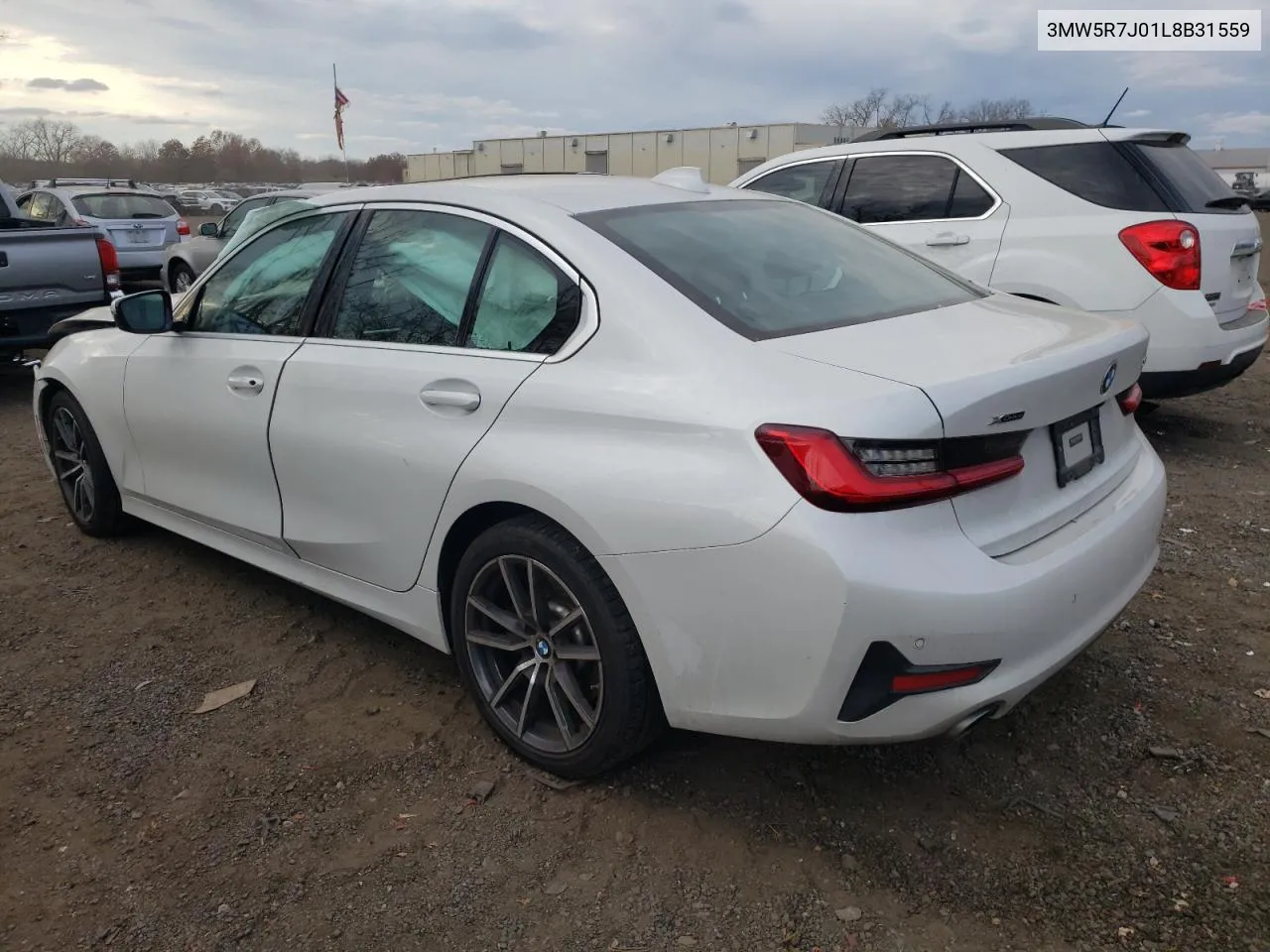 2020 BMW 330Xi VIN: 3MW5R7J01L8B31559 Lot: 78808324