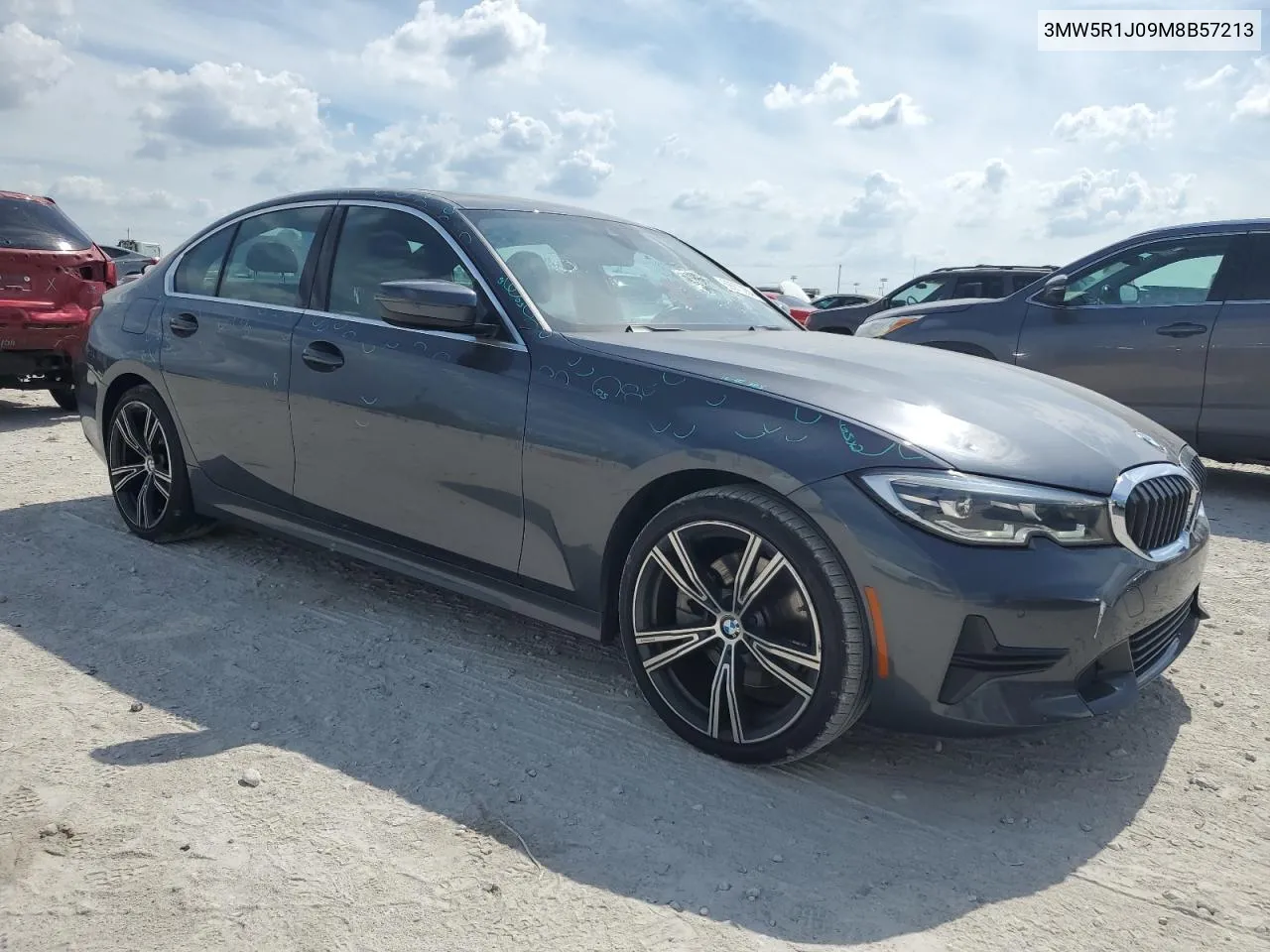 2021 BMW 330I VIN: 3MW5R1J09M8B57213 Lot: 59973284