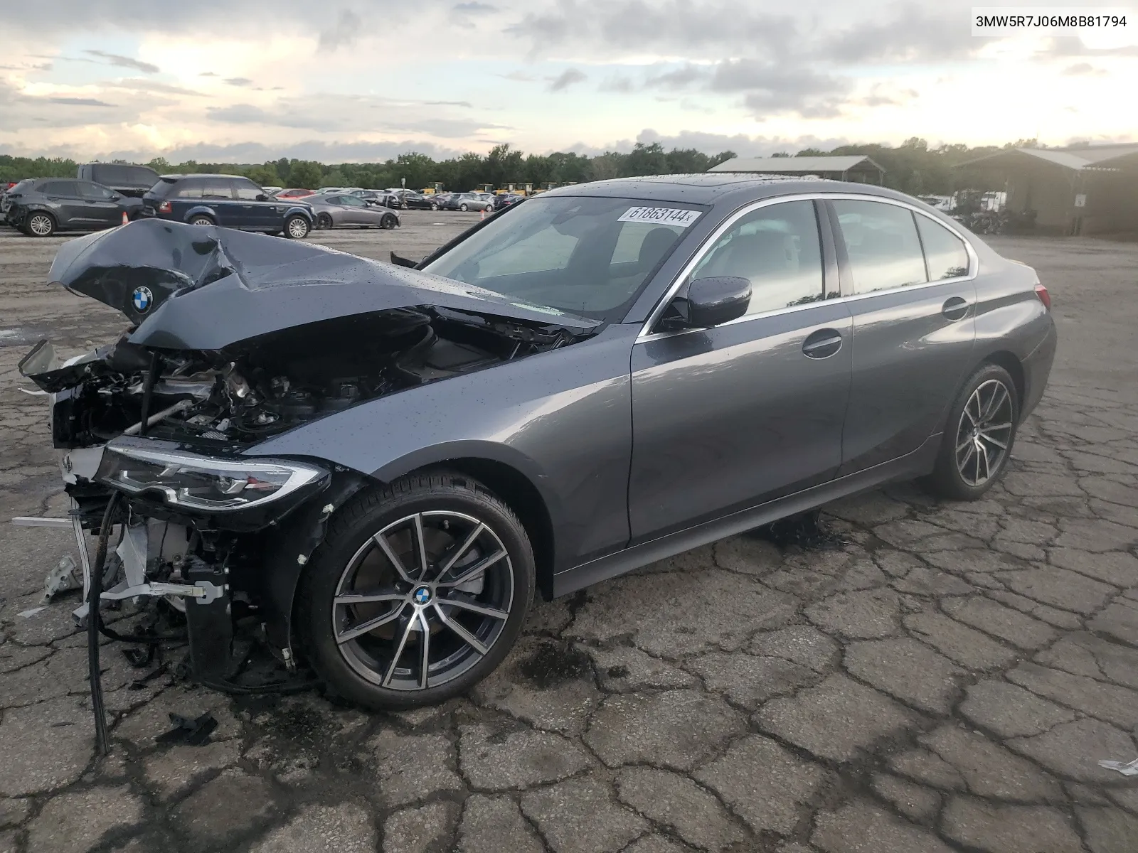 2021 BMW 330Xi VIN: 3MW5R7J06M8B81794 Lot: 71769774