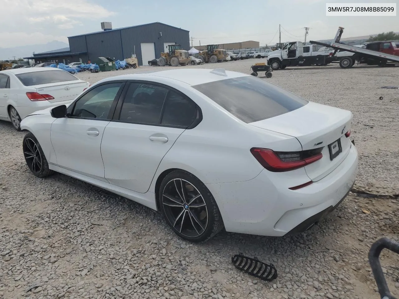 2021 BMW 330Xi VIN: 3MW5R7J08M8B85099 Lot: 62416654