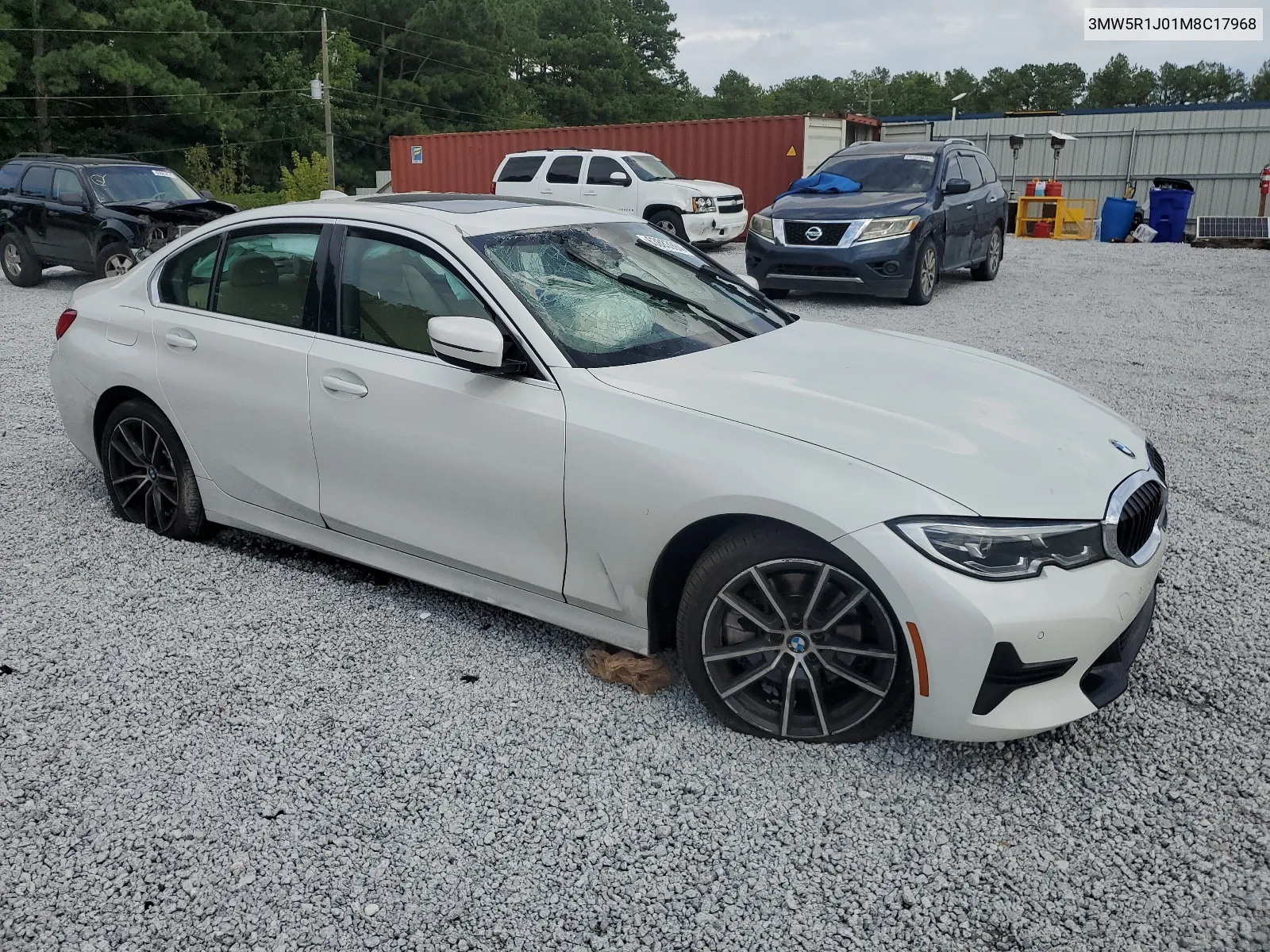 3MW5R1J01M8C17968 2021 BMW 330I