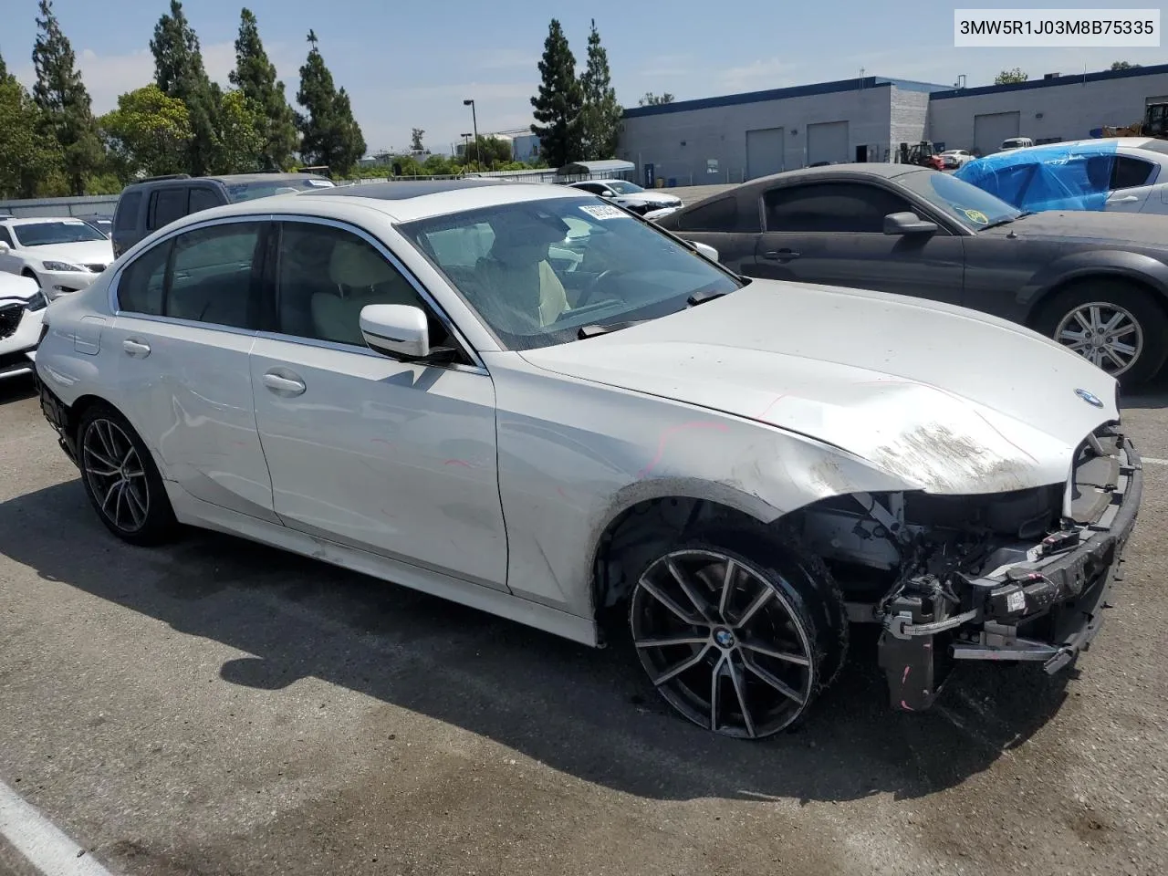 3MW5R1J03M8B75335 2021 BMW 330I