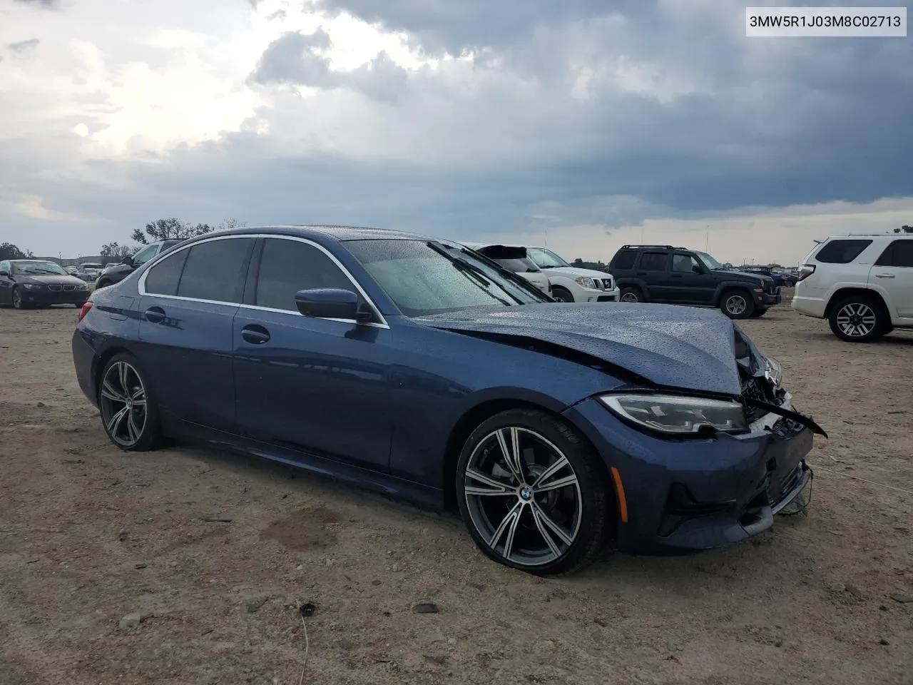 2021 BMW 330I VIN: 3MW5R1J03M8C02713 Lot: 67832264