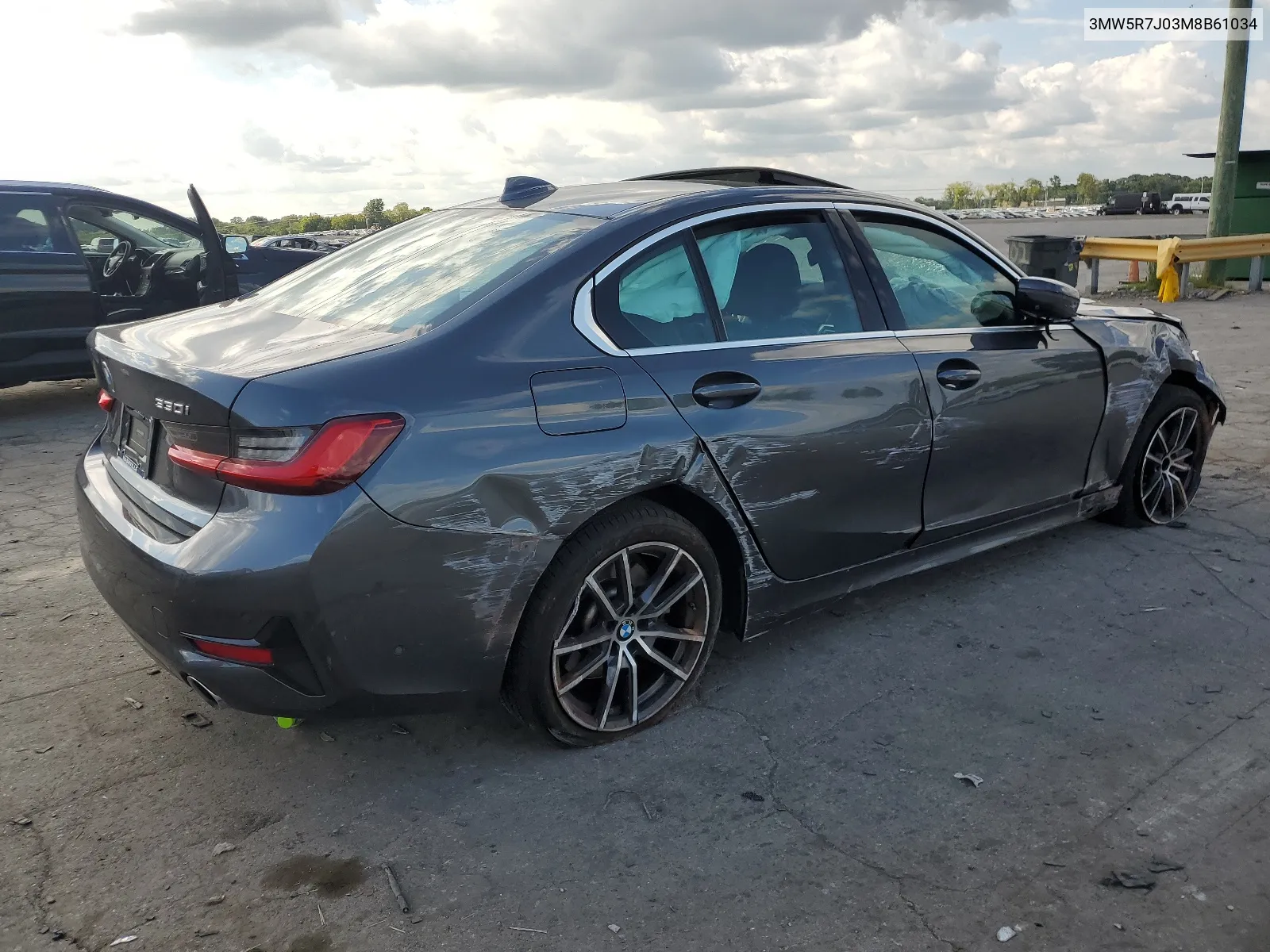 2021 BMW 330Xi VIN: 3MW5R7J03M8B61034 Lot: 68082944