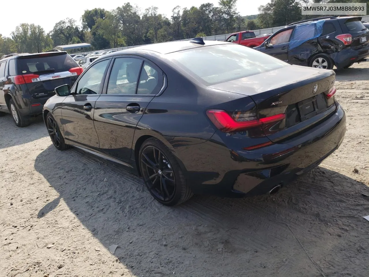 2021 BMW 330Xi VIN: 3MW5R7J03M8B80893 Lot: 69686024