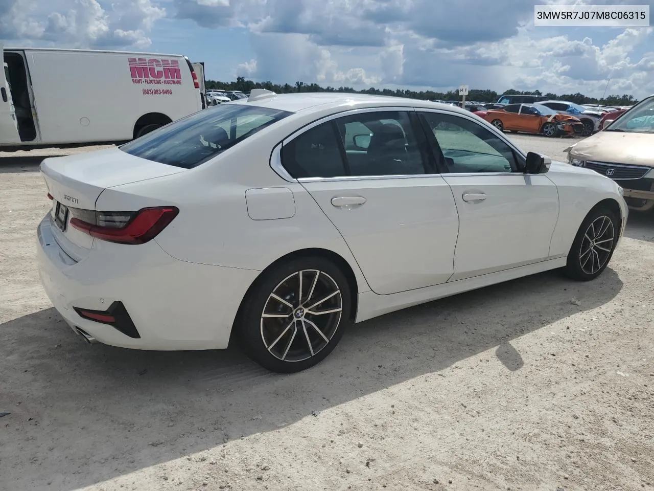 2021 BMW 330Xi VIN: 3MW5R7J07M8C06315 Lot: 70654324