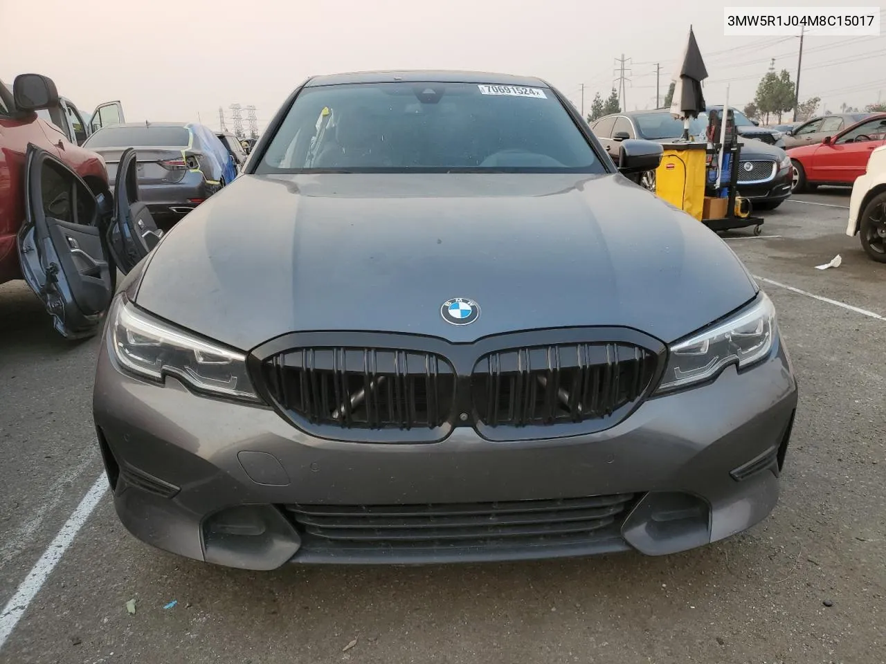 2021 BMW 330I VIN: 3MW5R1J04M8C15017 Lot: 70691524