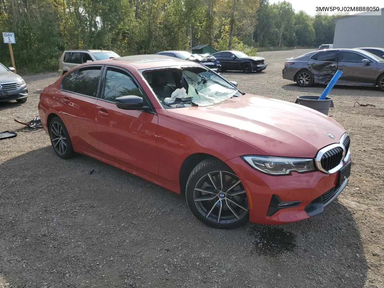 2021 BMW 330Xe VIN: 3MW5P9J02M8B88050 Lot: 71253524