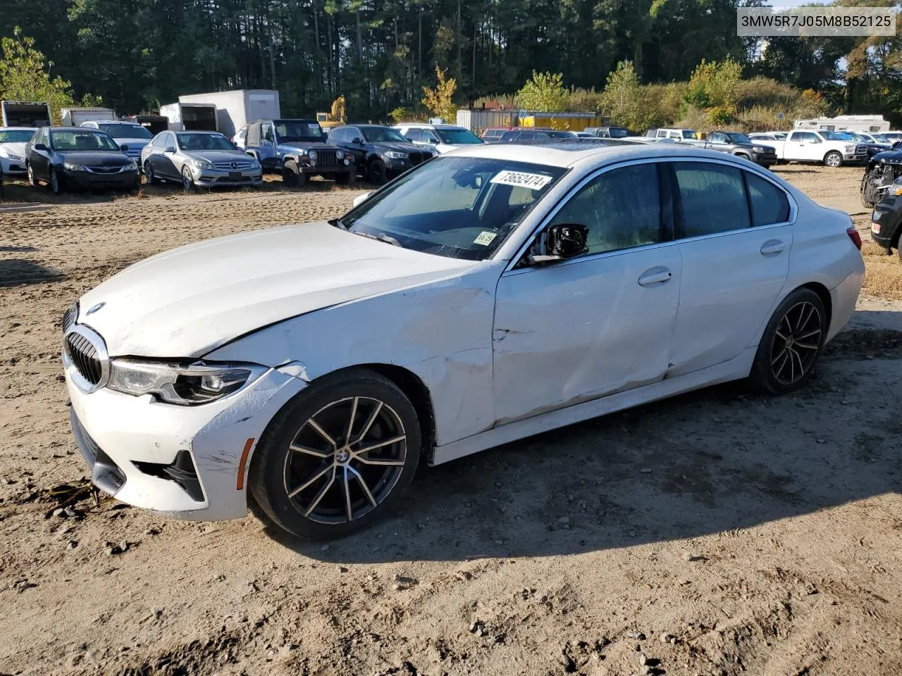 2021 BMW 330Xi VIN: 3MW5R7J05M8B52125 Lot: 73652474