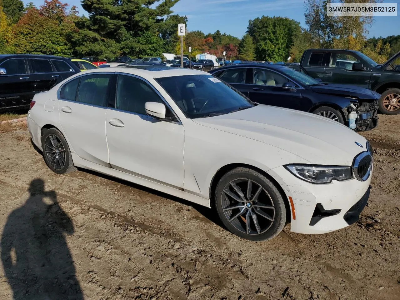 2021 BMW 330Xi VIN: 3MW5R7J05M8B52125 Lot: 73652474