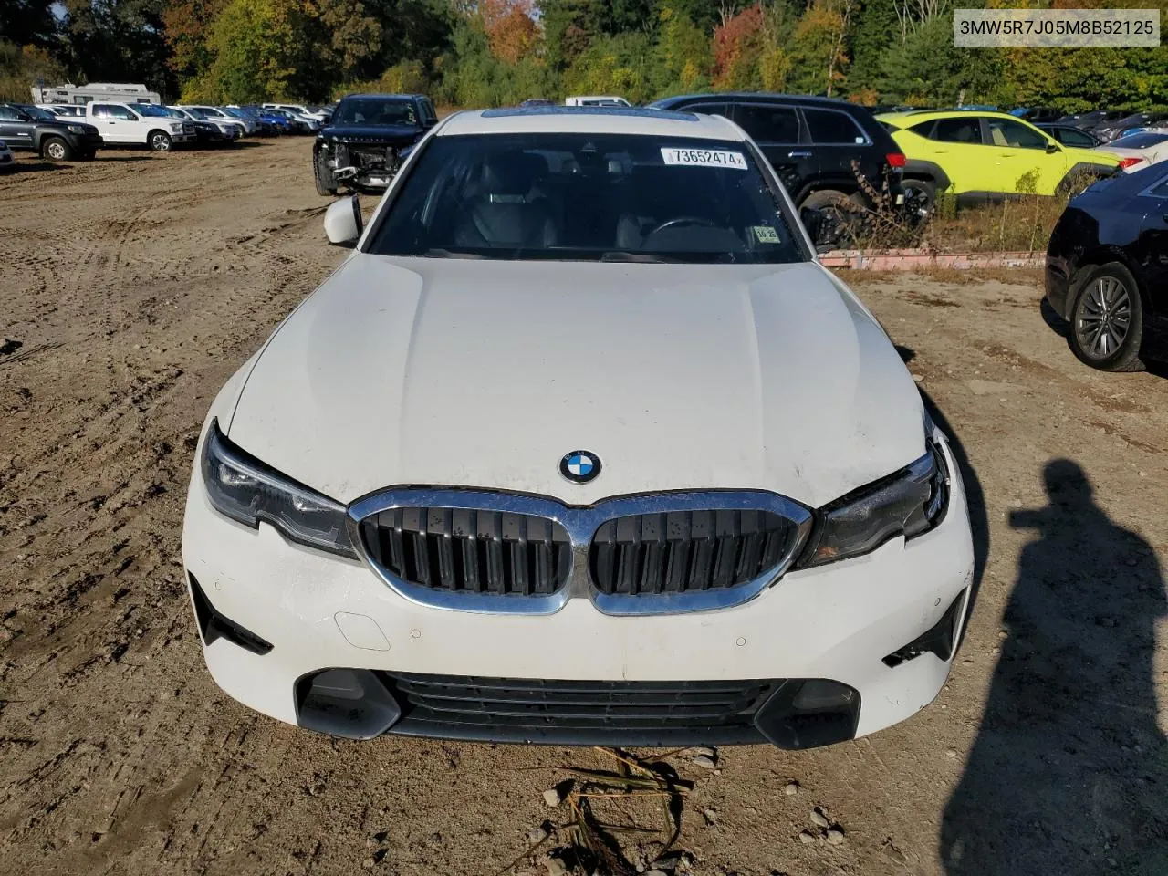 2021 BMW 330Xi VIN: 3MW5R7J05M8B52125 Lot: 73652474