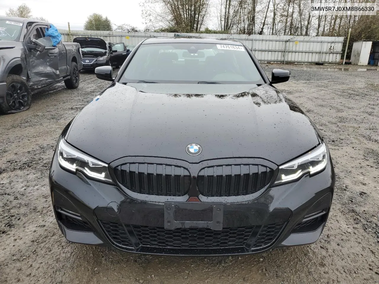 2021 BMW 330Xi VIN: 3MW5R7J0XM8B66330 Lot: 74761634