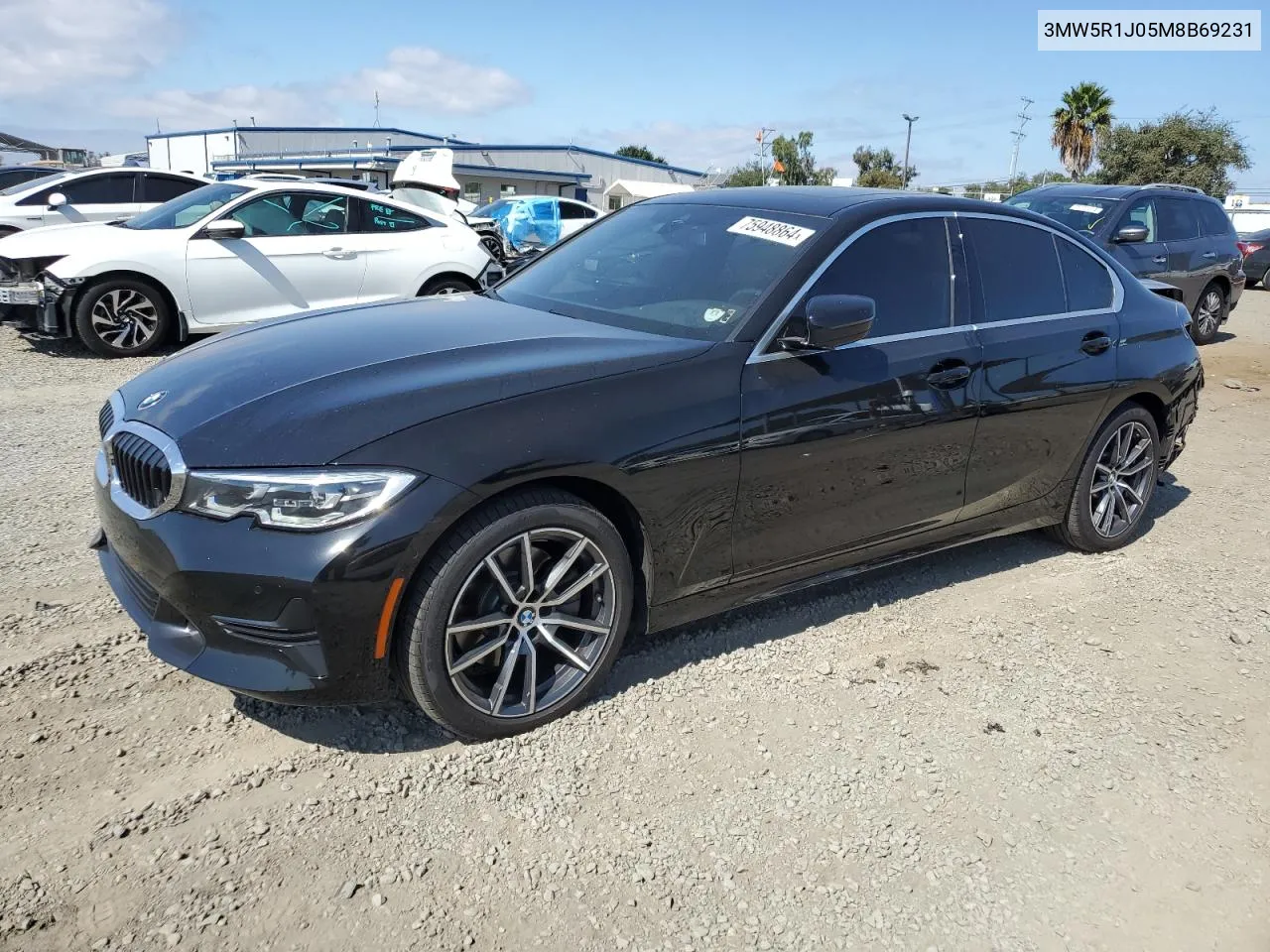 2021 BMW 330I VIN: 3MW5R1J05M8B69231 Lot: 75948864