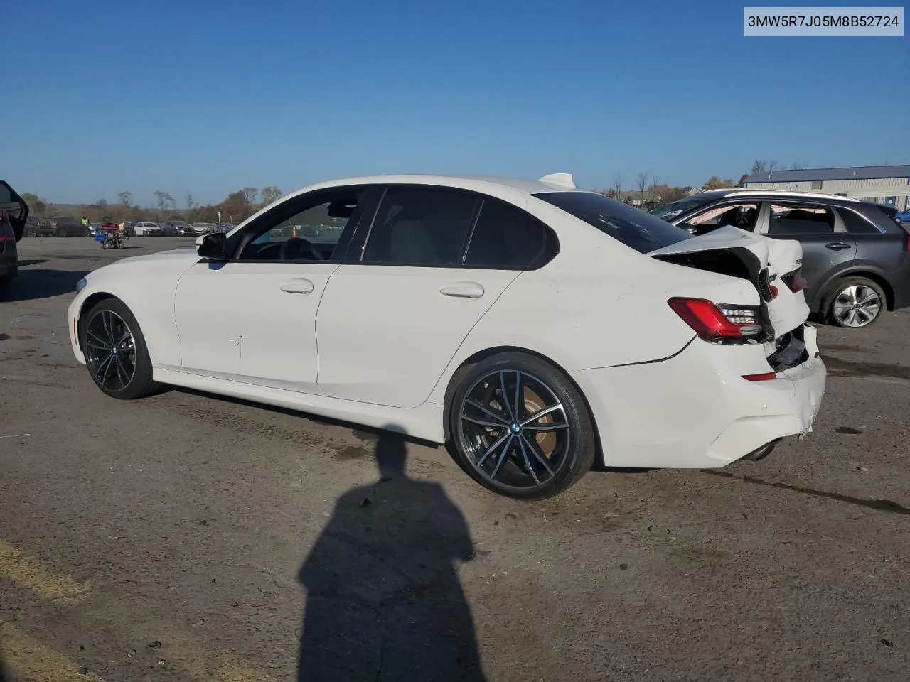 3MW5R7J05M8B52724 2021 BMW 330Xi