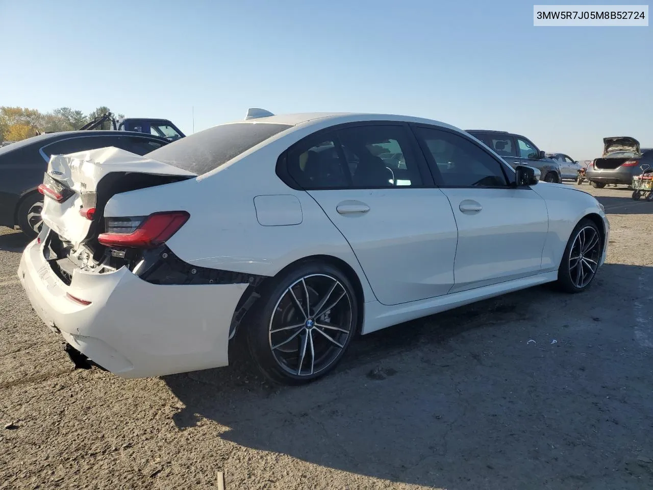 3MW5R7J05M8B52724 2021 BMW 330Xi