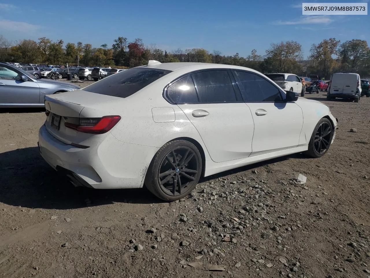 2021 BMW 330Xi VIN: 3MW5R7J09M8B87573 Lot: 76738584