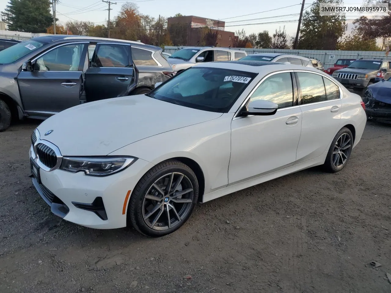 2021 BMW 330Xi VIN: 3MW5R7J09M8B95978 Lot: 77527074