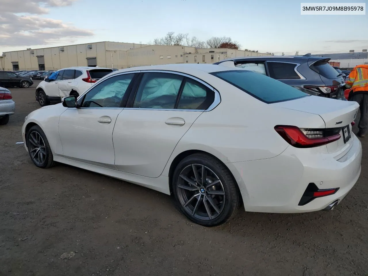 2021 BMW 330Xi VIN: 3MW5R7J09M8B95978 Lot: 77527074