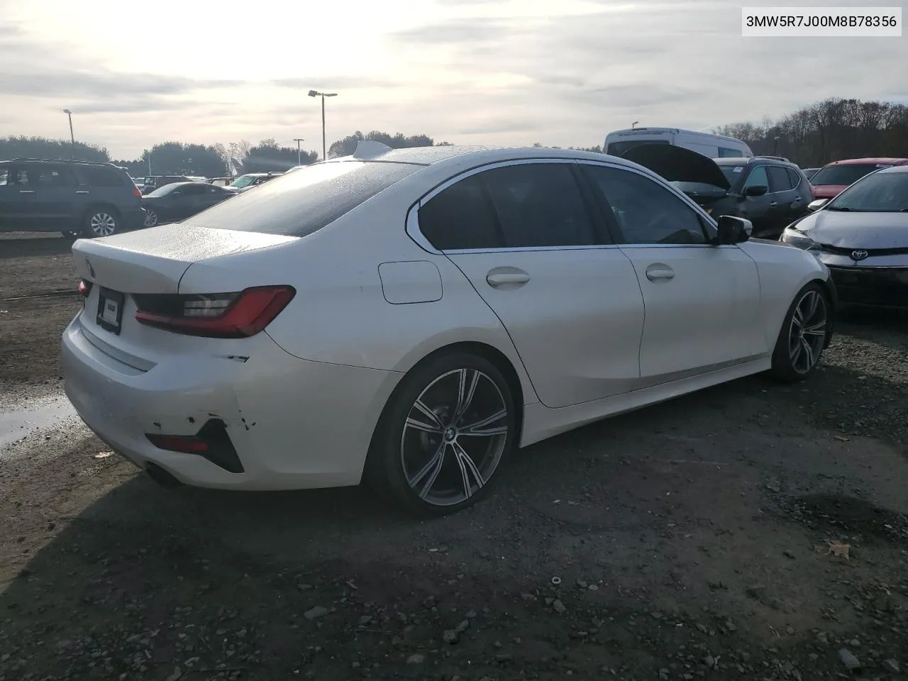 3MW5R7J00M8B78356 2021 BMW 330Xi