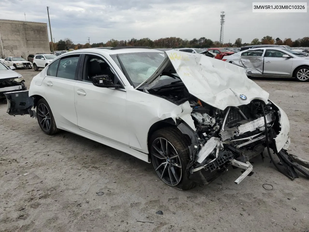 2021 BMW 330I VIN: 3MW5R1J03M8C10326 Lot: 78612904