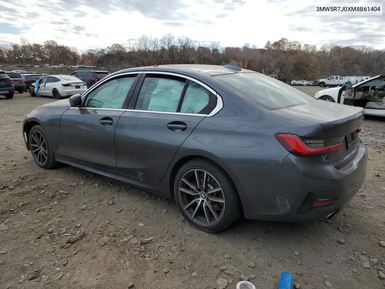 2021 BMW 330Xi VIN: 3MW5R7J0XM8B61404 Lot: 78842754