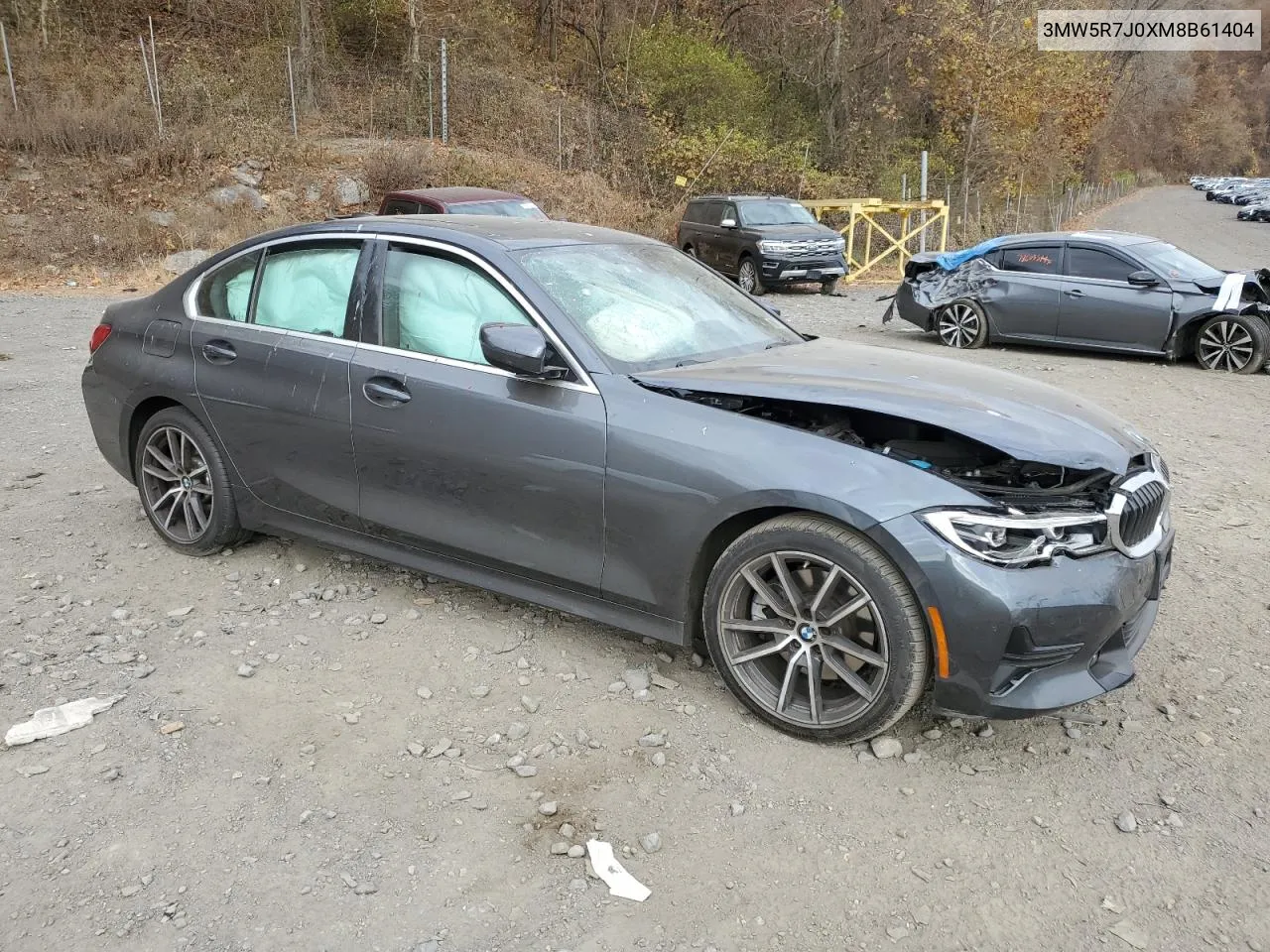 2021 BMW 330Xi VIN: 3MW5R7J0XM8B61404 Lot: 78842754