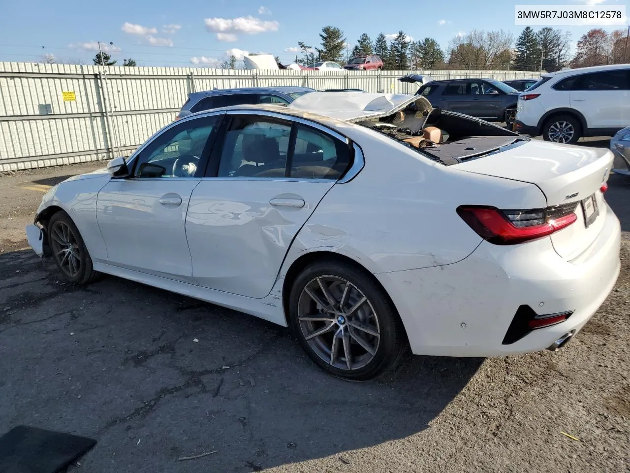 2021 BMW 330Xi VIN: 3MW5R7J03M8C12578 Lot: 79855824