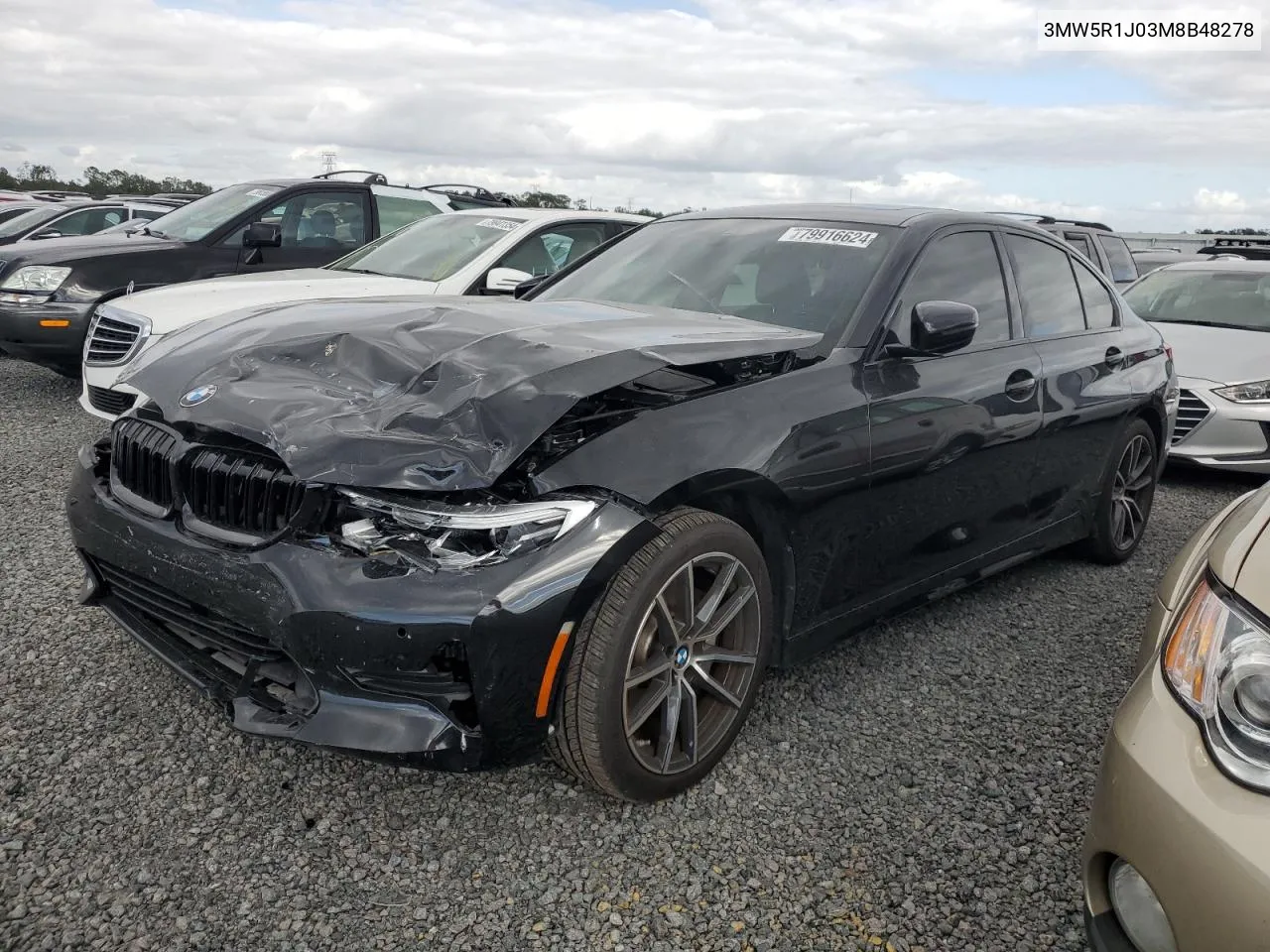 2021 BMW 330I VIN: 3MW5R1J03M8B48278 Lot: 79916624