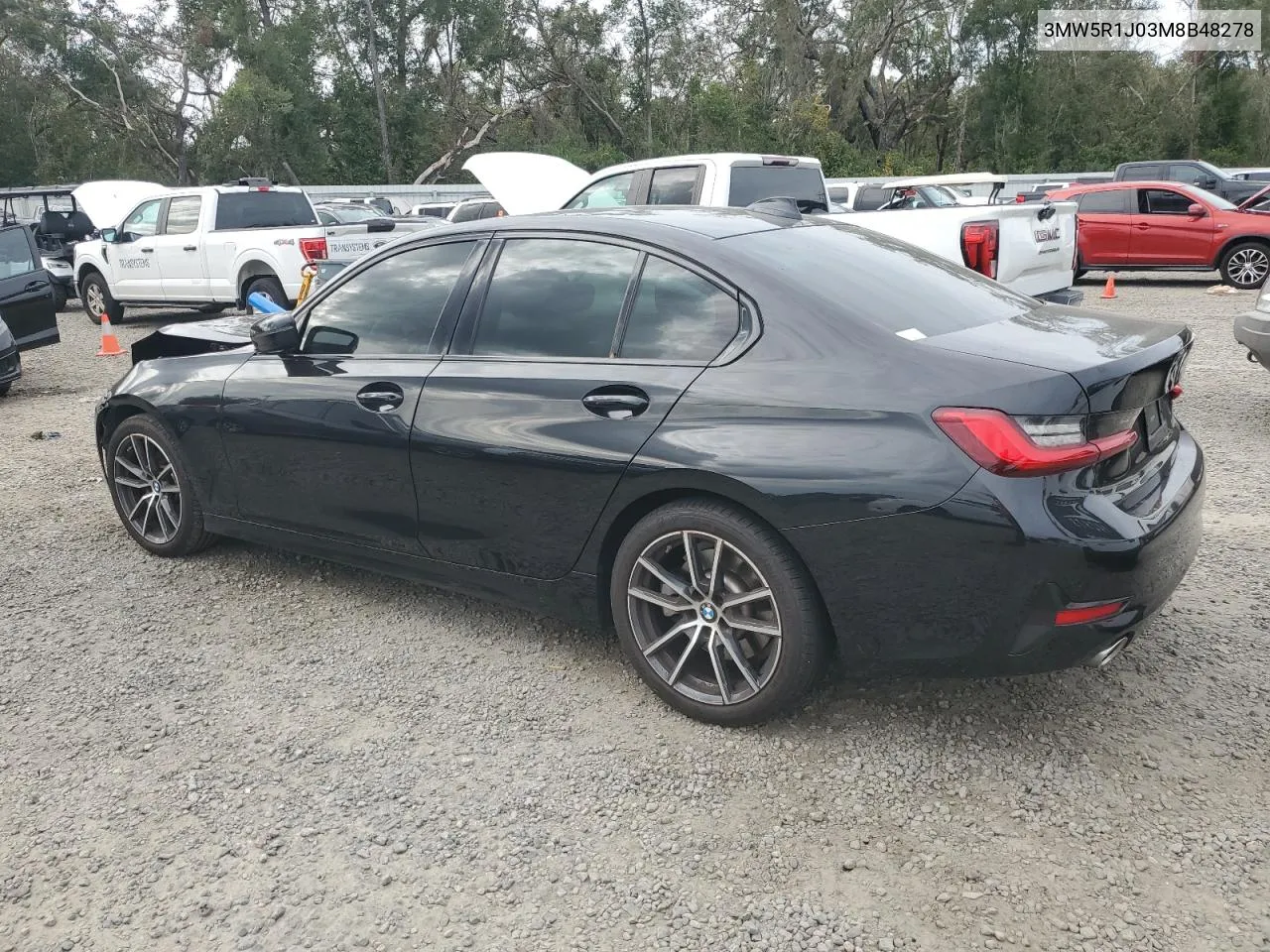 2021 BMW 330I VIN: 3MW5R1J03M8B48278 Lot: 79916624